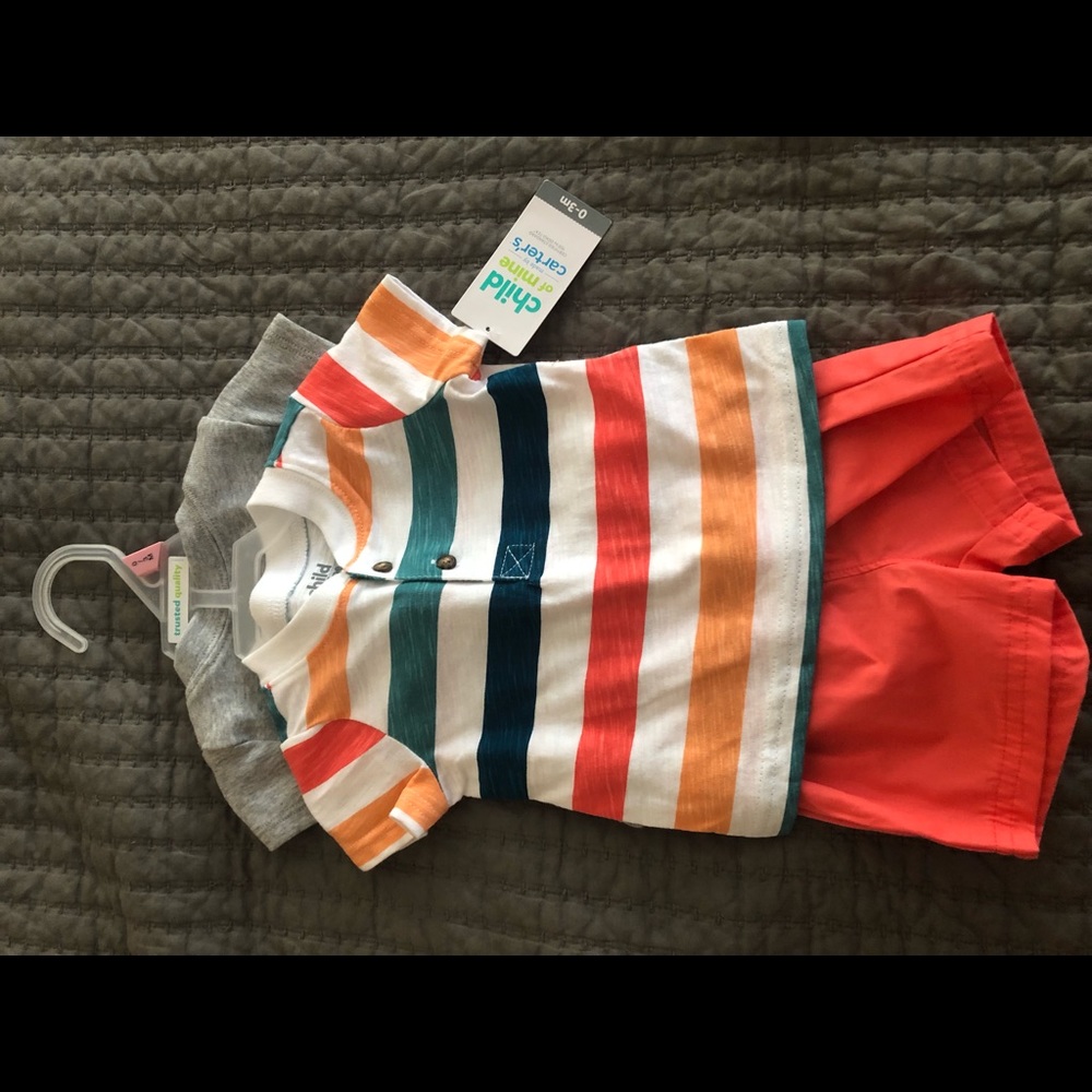 Carters 3 piece set NWT